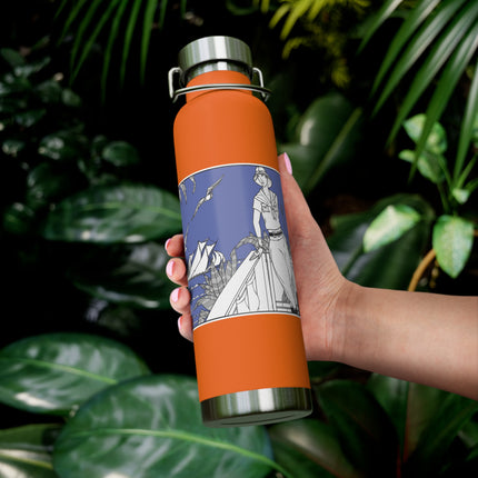 Coastal Elegance Copper Vacuum Insulated Bottle, 22oz