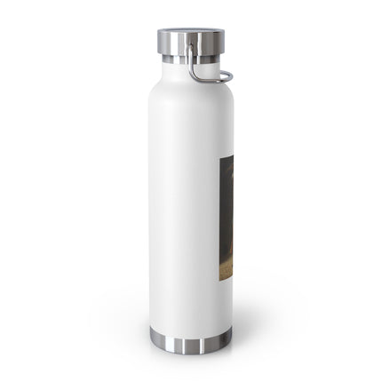 A Rich Kirghiz Huntsman with a Falcon by Vasily Vereshchagin Copper Vacuum Insulated Bottle, 22oz