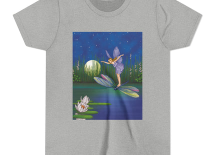 Fairy on a Dragonfly by Ida Rentoul Outhwaite Youth Short Sleeve Tee