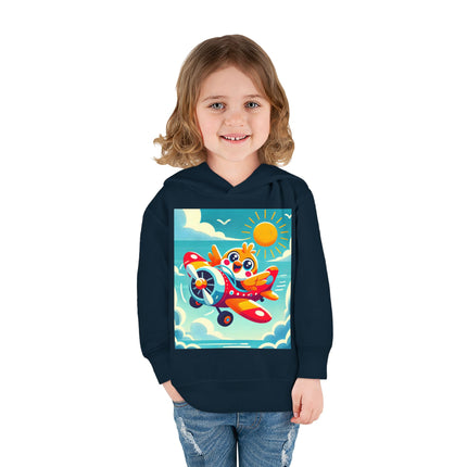 Joyful Bird Aviator Toddler Pullover Fleece Hoodie