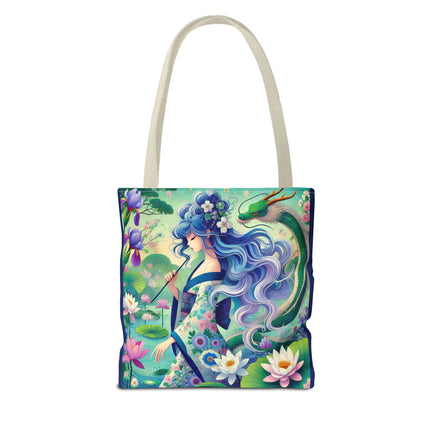 Fairy of the Koi Pond Tote Bag – Mystical Harmony & Pond Enchantment