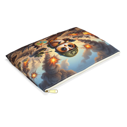 Owl on the Front Lines Accessory Pouch – Vigilant Guardian & Storybook Courage