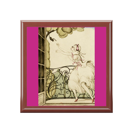 Sur talons rouges (On Red Heels) pl 02 by Gerda Wegener Jewelry Box