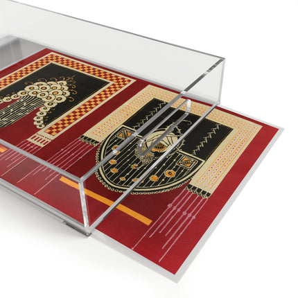 La décoration moderne dans le textile Pl. 3 by Gaston Charlet Acrylic Serving Tray