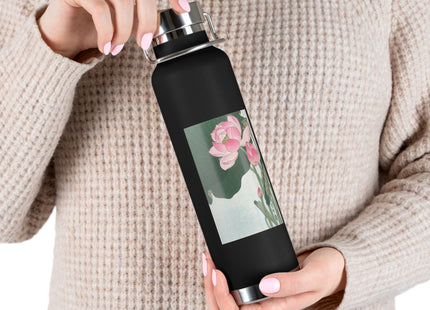 Blooming Lotus Flowers by Ohara Koson Vacuum Insulated Bottle, 22oz