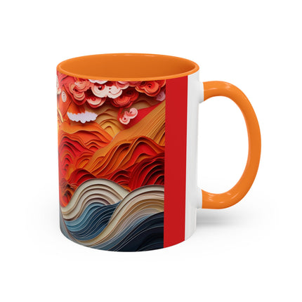 Vibrant Sunrise Sky Colorful Mugs (11oz, 15oz)