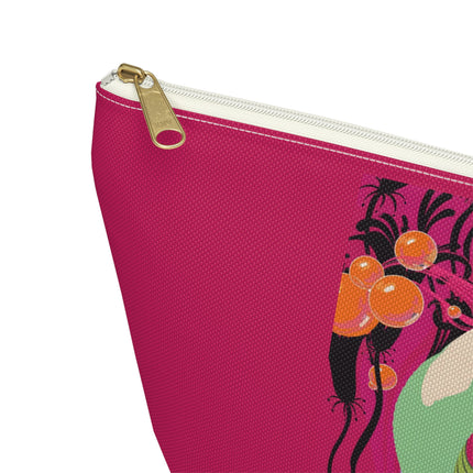 Mermaid Dive Cosmetic Bag – Vibrant Waves & Playful Charm