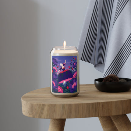 🌹🩰 The Midnight Rose Garden Ballerina Scented Soy Candle – Art Deco Floral Ballet