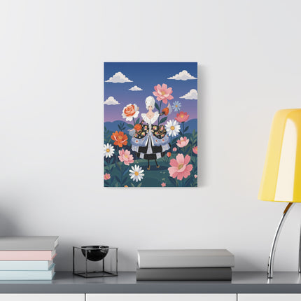 🌸🎀 The Grand Floral Promenade Placemat – Art Deco Fashion Fantasy