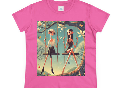 Whispers on the Spring Swing Cotton Tee