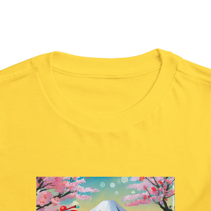 Rainy Day Ducks Toddler Short Sleeve Tee