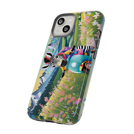 Stripes on Wheels Phone Cases