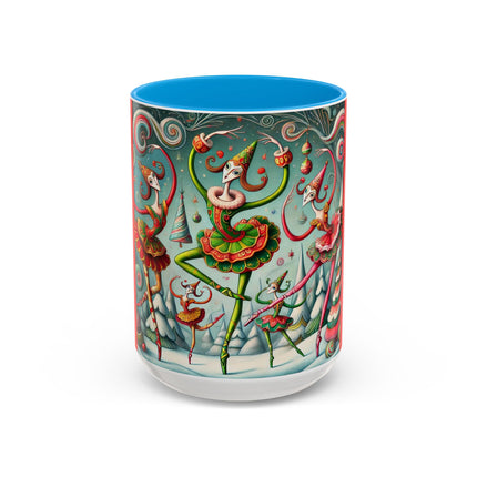 Christmas Ballet of the Absurd Colorful Mugs (11oz, 15oz)