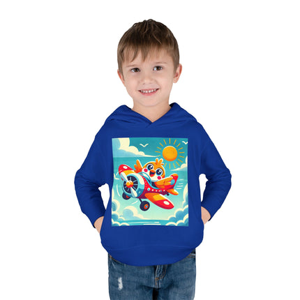 Joyful Bird Aviator Toddler Pullover Fleece Hoodie