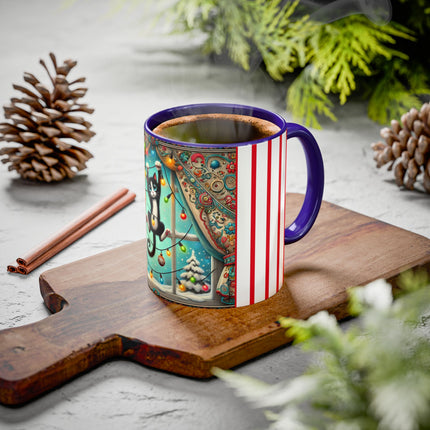 Mischief in Tinselland Colorful Mugs (11oz, 15oz)