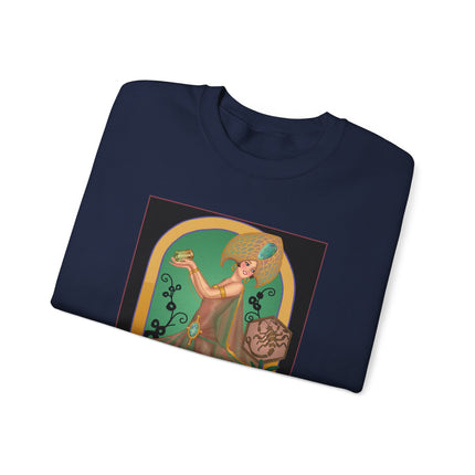 October & Opal, Tourmaline (from the Gem Series) by Sofia Chiostri Heavy Blend™ Crewneck Sweatshirt