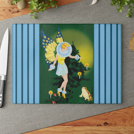 The Enchanted Encounter Glass Cutting Board