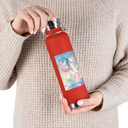 Angelic Revelry Copper Vacuum Insulated Bottle, 22oz