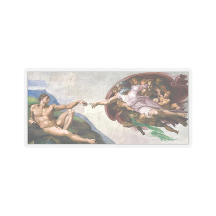 The Creation of Adam by Michelangelo Buonarroti Kiss-Cut Stickers (4 Stickers)