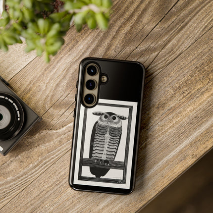 Horned Owl by Samuel Jessurun de Mesquita Phone Cases