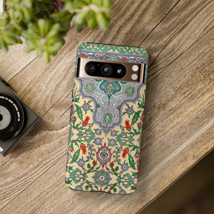 Arabic Art Pattern, Plate by Emile Prisse d’Avennes Phone Cases