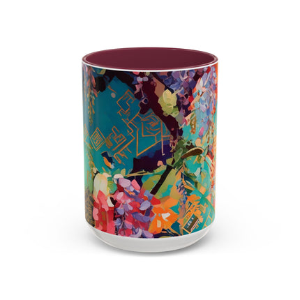 Golden Wisteria Symphony Colorful Mugs (11oz, 15oz)