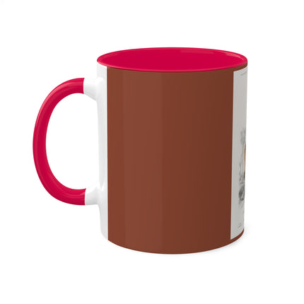 Giraffe by Charles Dessalines D' Orbigny Colorful Mugs, 11oz