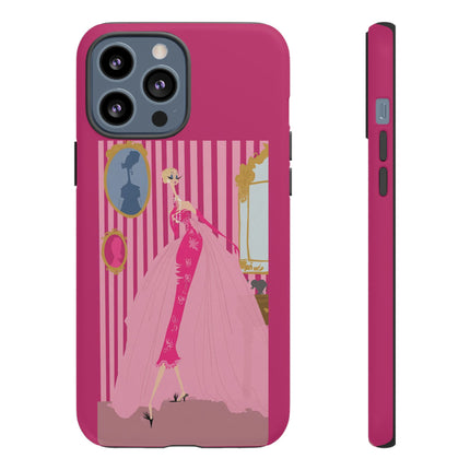 Lady in Pink Phone Case – Graceful Sophistication