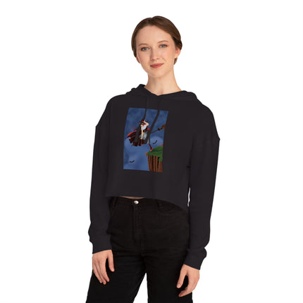 The Enchanted Witch Women’s Cropped Hooded Sweatshirt
