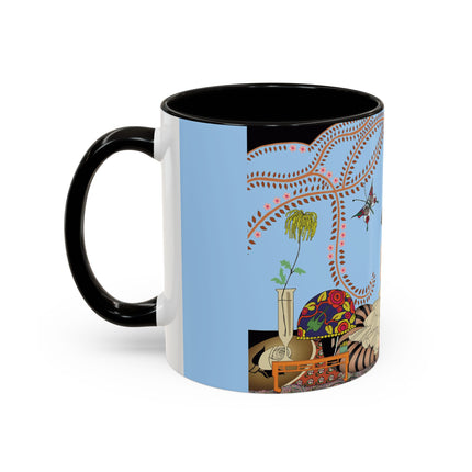 Minuit … ou l’appartement à la mode by George Barbier Colorful Mugs (11oz, 15oz)