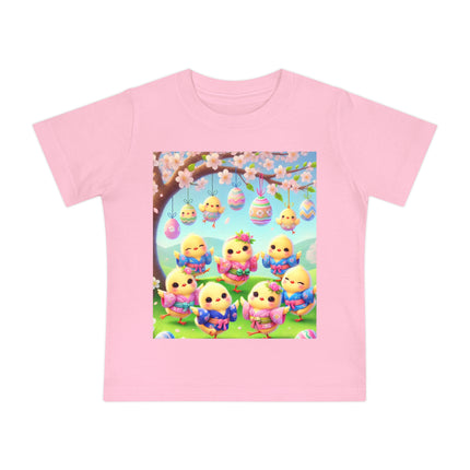 Easter Chicks and Springtime Wishes Baby T-Shirt