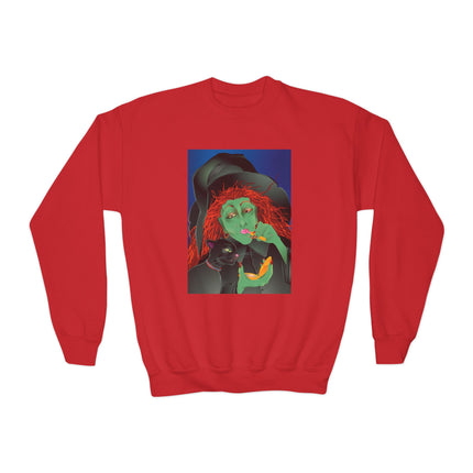 Mirror, Mirror A Witch's Touch Youth Crewneck Sweatshirt