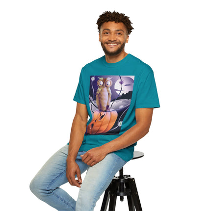 The Startled Pumpkin Unisex Garment-Dyed T-shirt