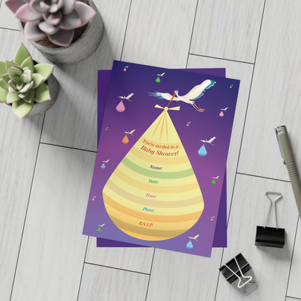 Flight of Celebration Invitation Bundles (envelopes included)