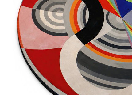 Rythme No. 1 by Robert Delaunay Mouse Pad, Round and Rectangle