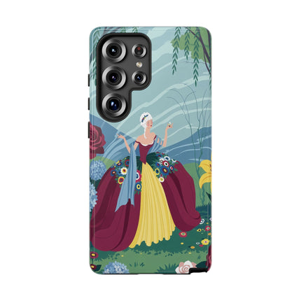 🌹🌿 The Willow Garden Promenade Phone Case – Art Deco Floral Elegance