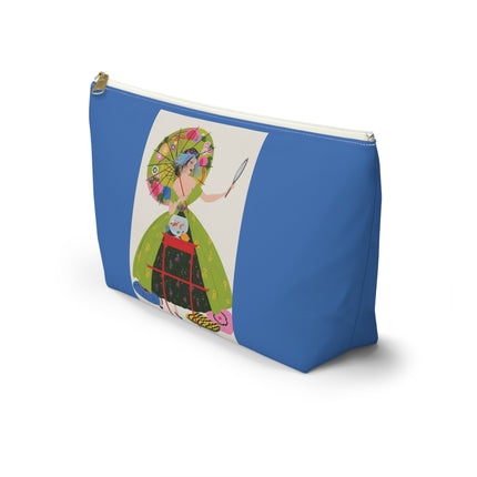 Lady with the Golden Fish Cosmetic Bag – Whimsical Fashion & Playful Fantasy