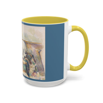 The Three Skulls by Paul Cézanne Colorful Mugs (11oz, 15oz)