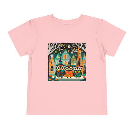 Night of the Trick-or-Treating Owlets Toddler Short Sleeve Tee