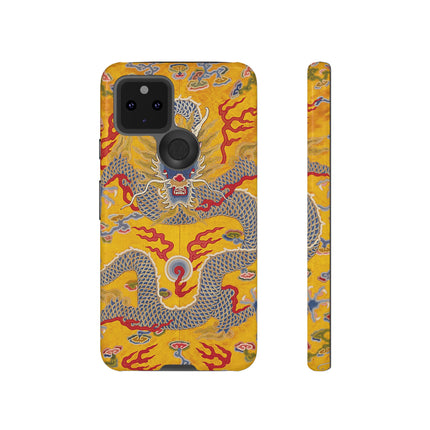Majestic Dragon Regalia – Imperial 12-Symbol Robe Phone Cases