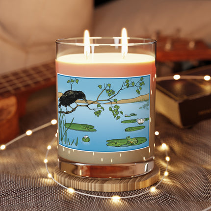 The Crow and the Frog Scented Candle - Full Glass, 11oz