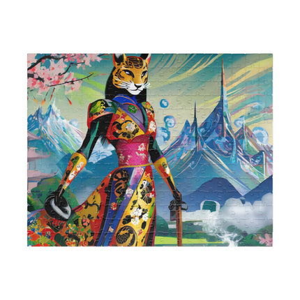 Cyber Cat Glamour Puzzle (110, 252, 520, 1014-piece)