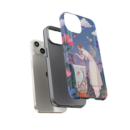 🐠🌸 The Enchanted Aquarium Garden Phone Case – Art Deco Underwater Fantasy