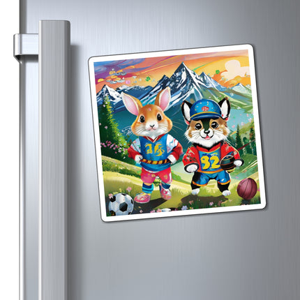 Animal Athletes Magnets (3 Sizes)