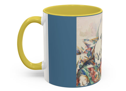 The Three Skulls by Paul Cézanne Colorful Mugs (11oz, 15oz)