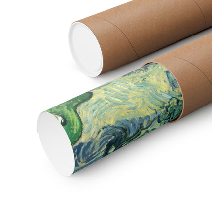 Olive Trees by Vincent Van Gogh Matte Horizontal Posters