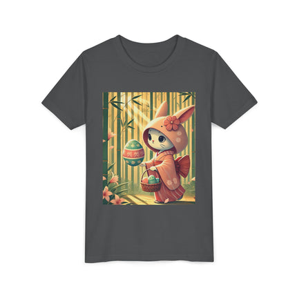 Geisha Kitten’s Easter Stroll Youth Short Sleeve Tee