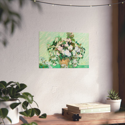 Roses by Vincent Van Gogh Matte Horizontal Posters