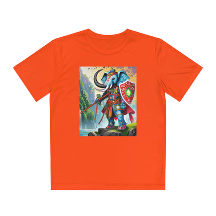 Cyberpunk Elephant Youth Competitor Tee
