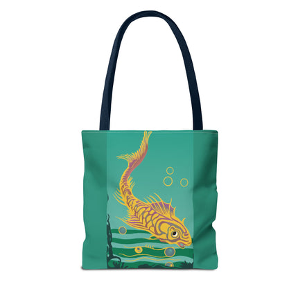 Golden Serenity Tote Bag (AOP)